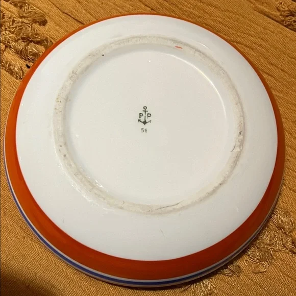 PORSGRUND Bowl Made in Norway Traditional Norwegian Folk Art 5.5” - Picture 2 of 3